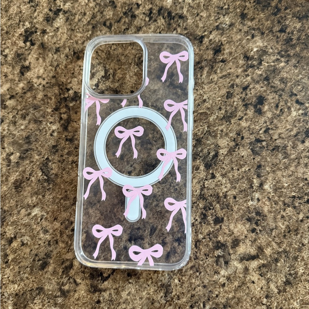 Pink Bow Phone Case
